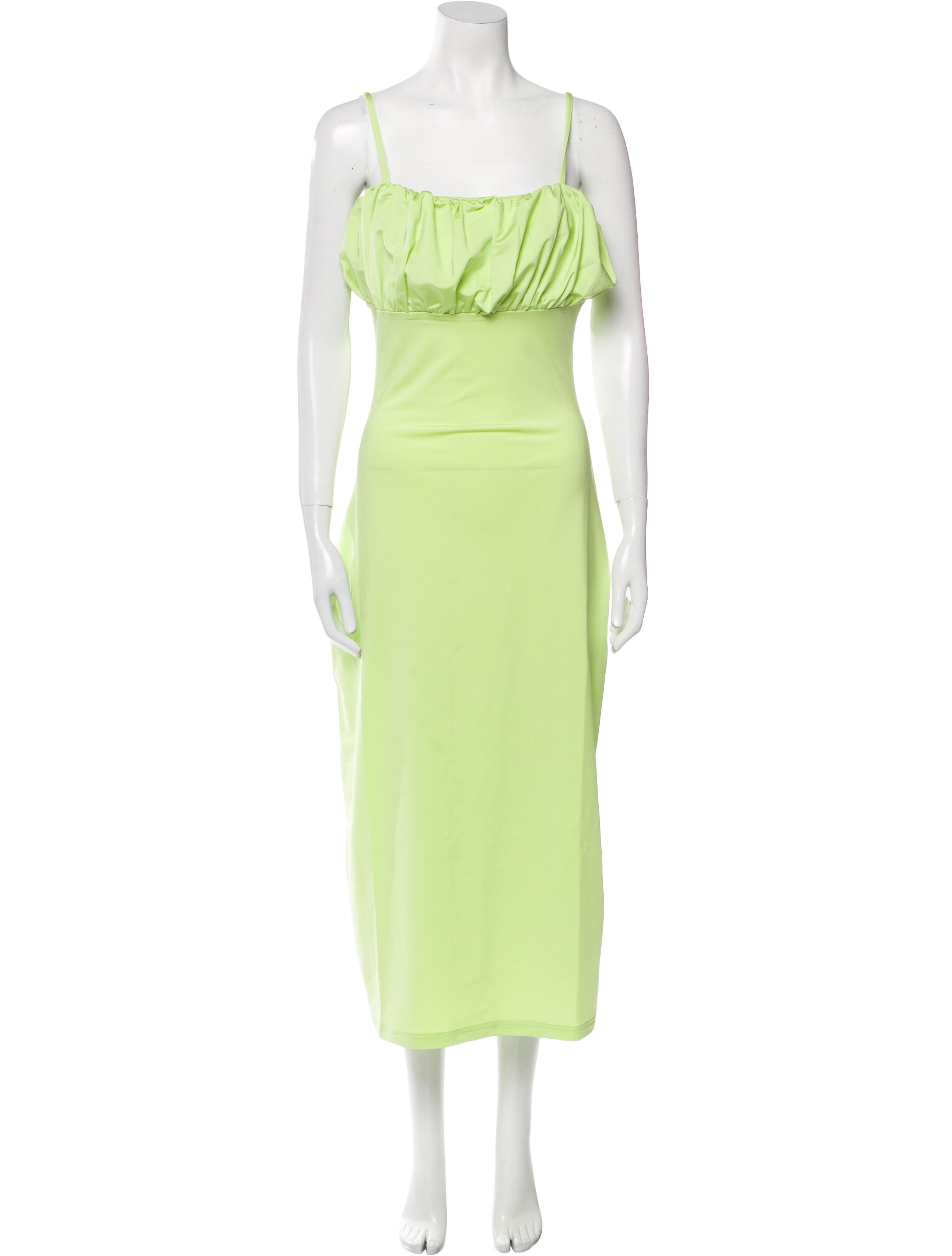 OpéraSPORT Square Neckline Midi Length Dress