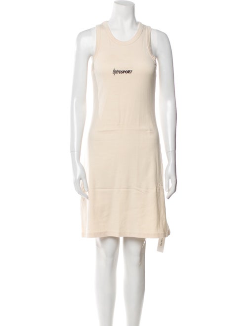 OpéraSPORT Scoop Neck Mini Dress