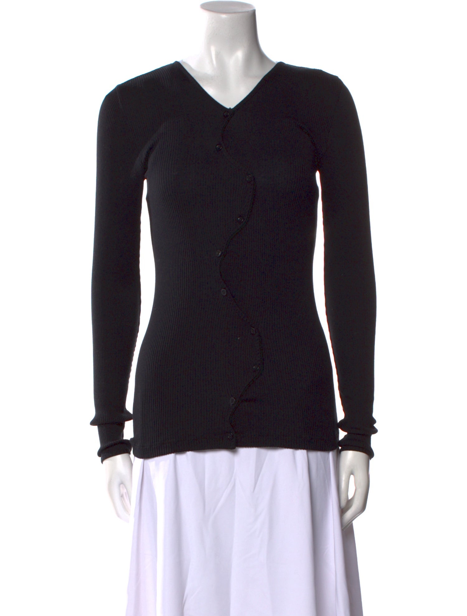 OpéraSPORT Silk V-Neck Top