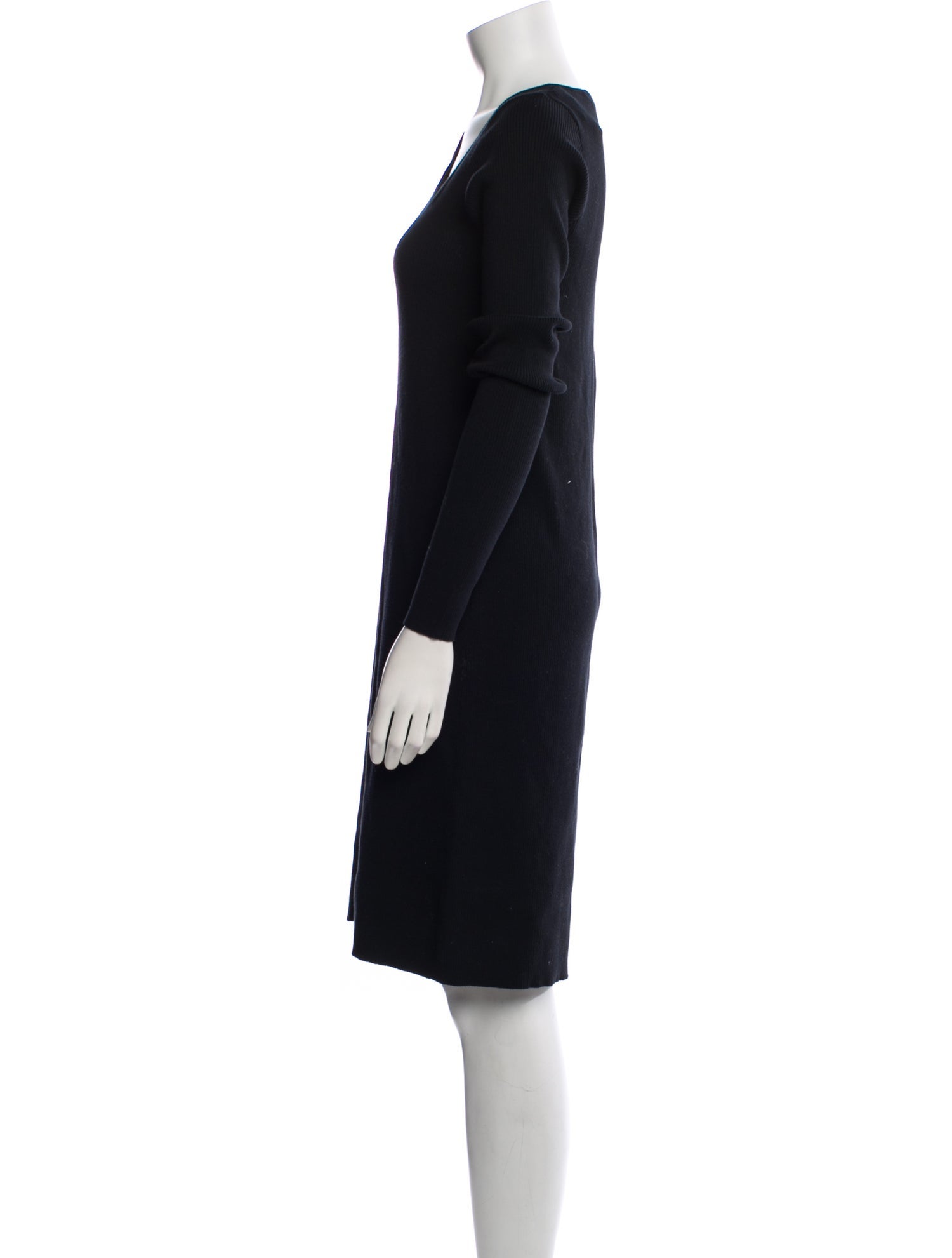 OpéraSPORT V-Neck Knee-Length Dress