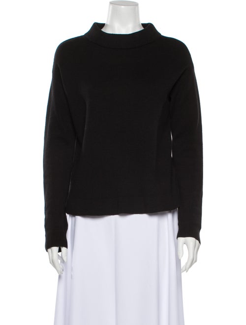 & Other Stories Mock Neck Sweater Black