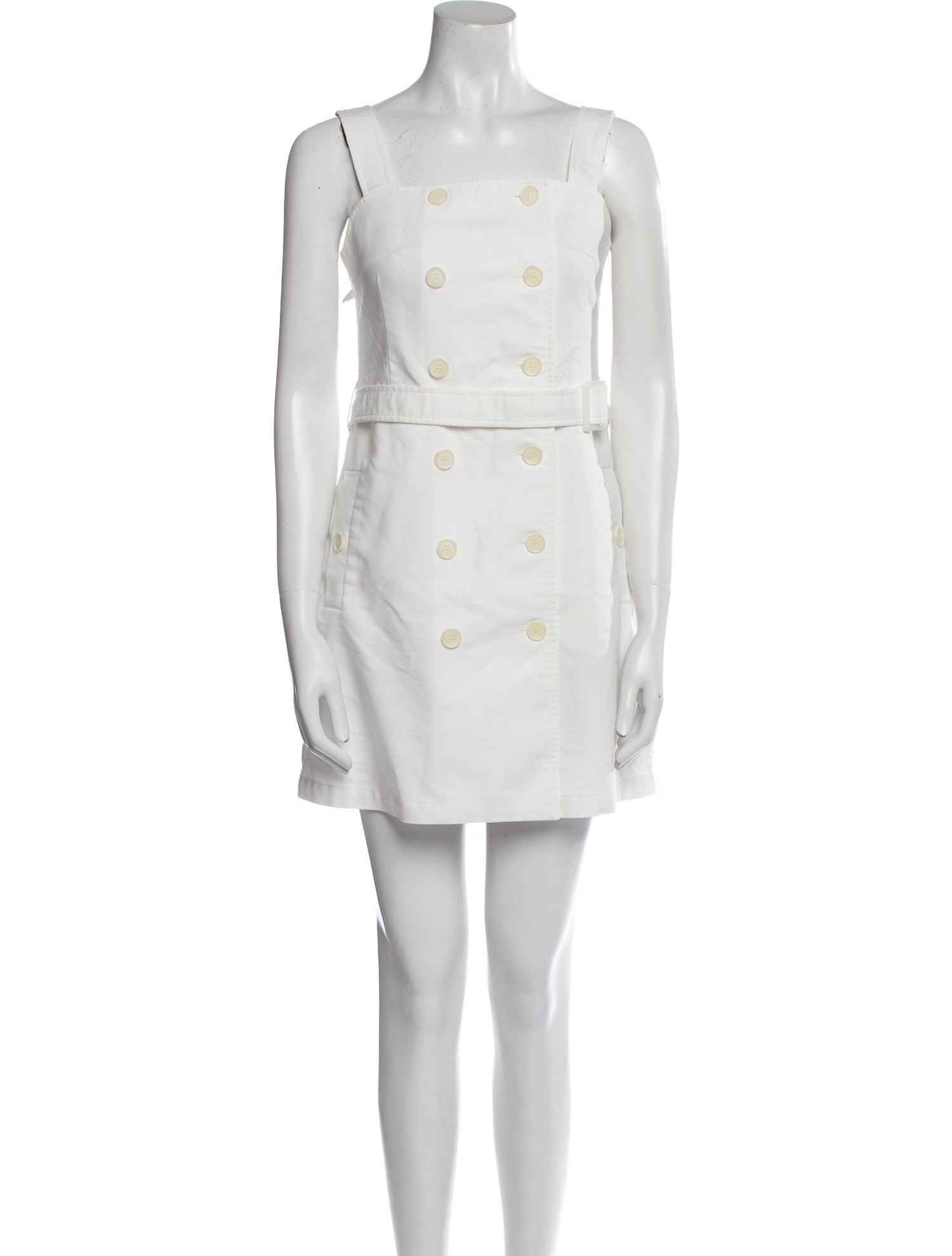 12 storeez Square Neckline Mini Dress