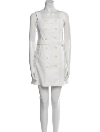 12 storeez Square Neckline Mini Dress