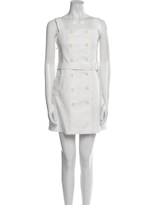 12 storeez Square Neckline Mini Dress