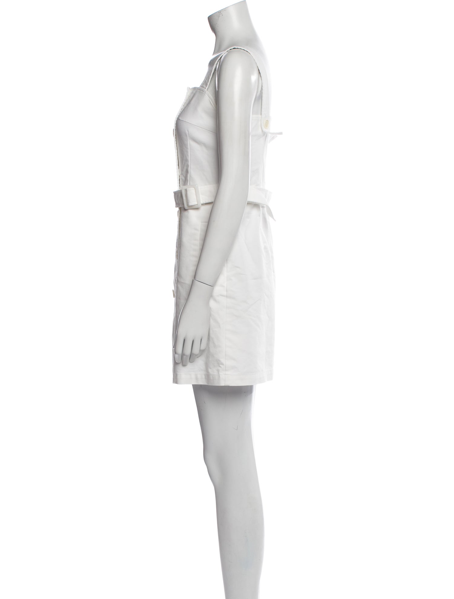 12 storeez Square Neckline Mini Dress