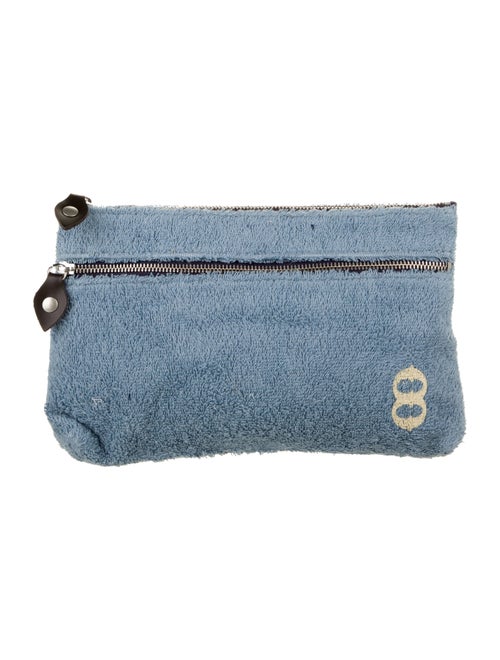 Ottod'Ame Terry Cloth Clutch w/ Tags Blue