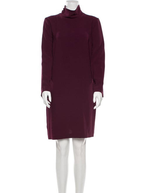Ottod'Ame Turtleneck Knee-Length Dress w/ Tags Pur