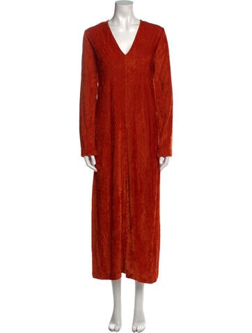 Ottod'Ame Dresses V-Neck Long Dress M