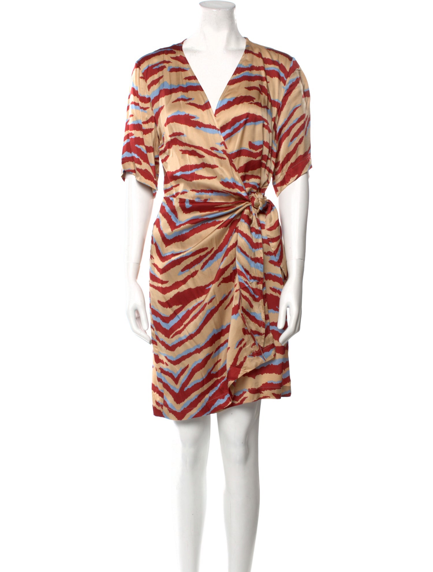 Ottod'Ame Animal Print Knee-Length Dress w/ Tags