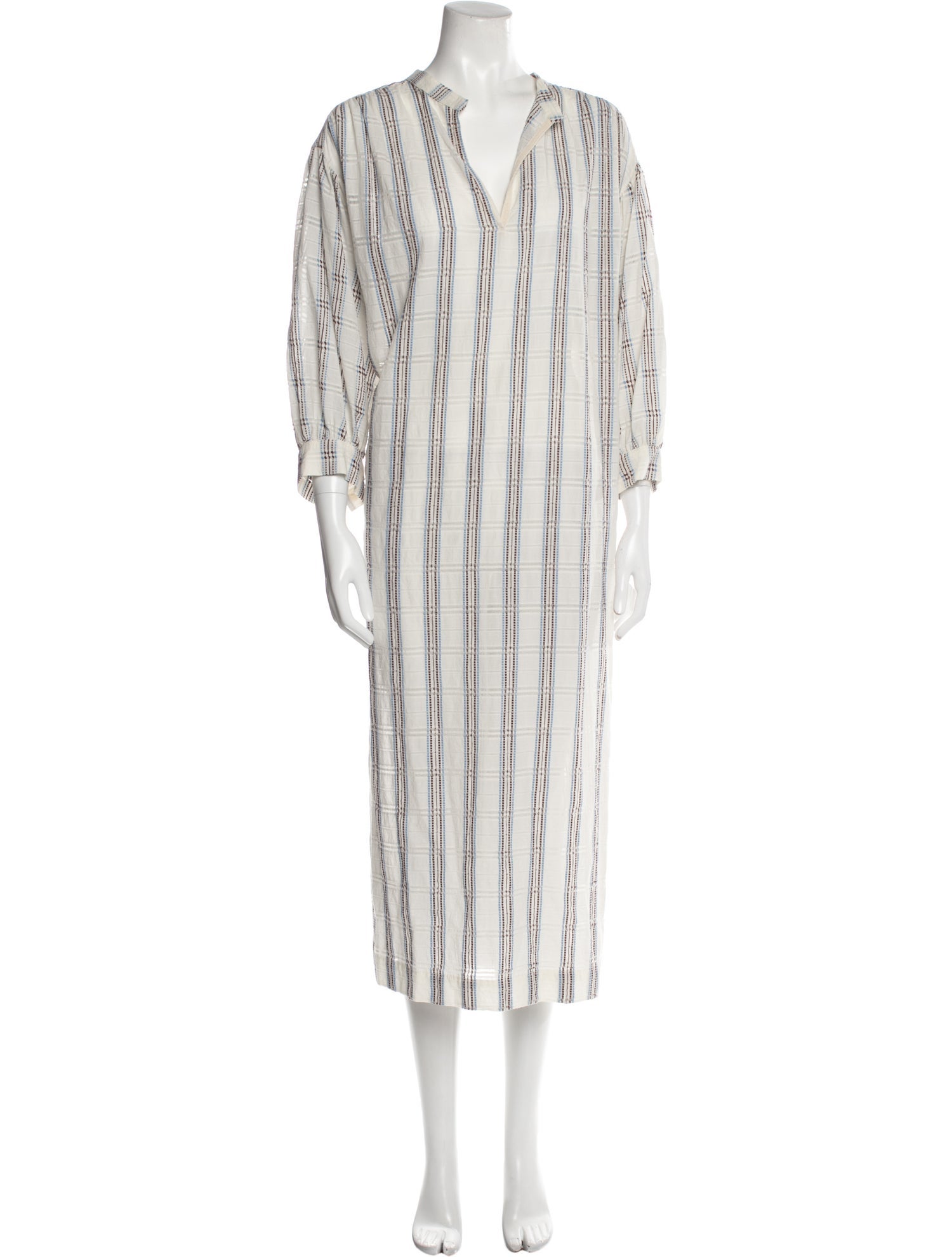 Ottod'Ame Striped Midi Length Dress w/ Tags