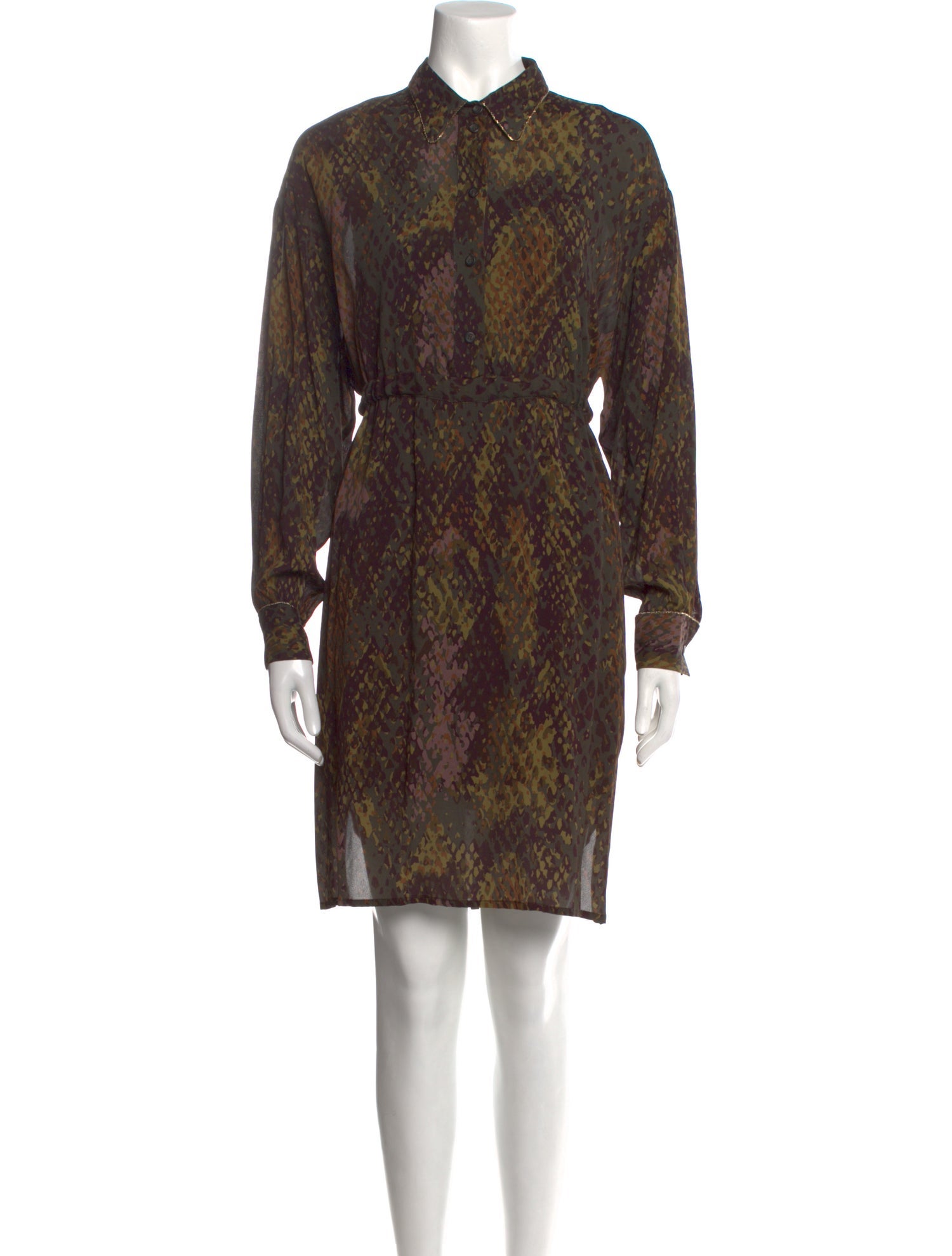 Ottod'Ame Animal Print Knee-Length Dress w/ Tags