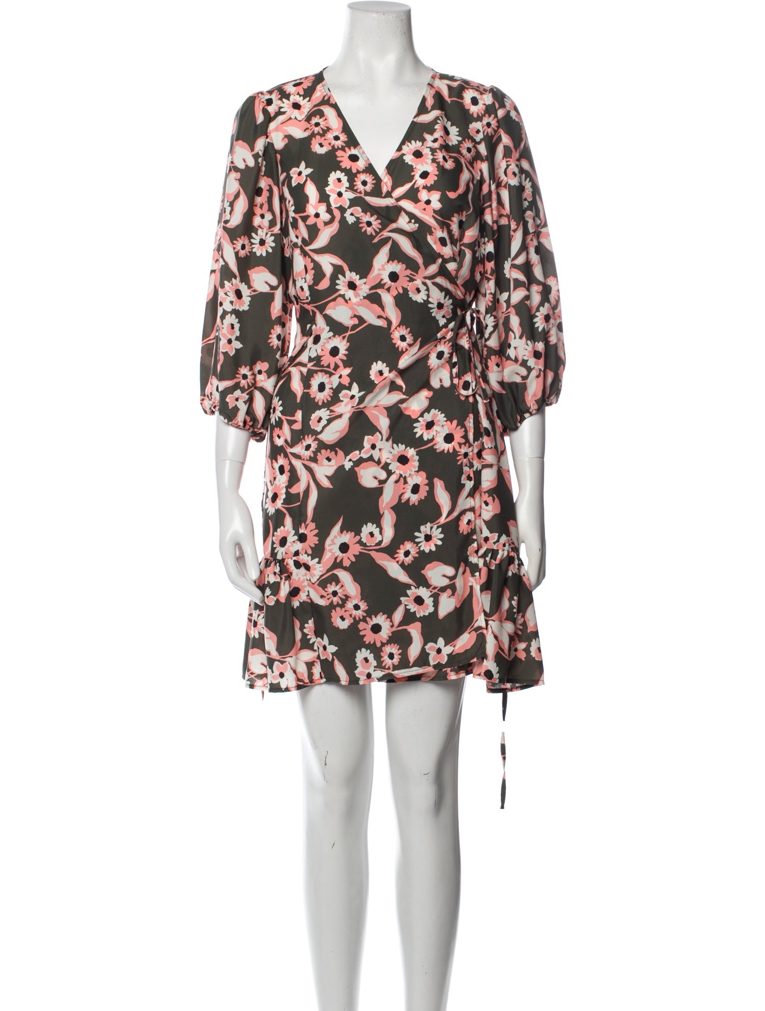 Ottod'Ame Floral Print Mini Dress