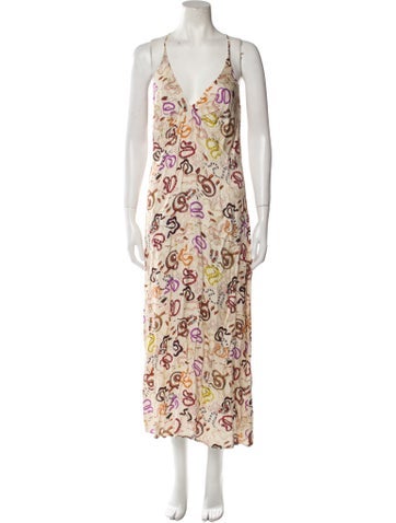 Ottod'Ame Dresses Printed Long Dress XS