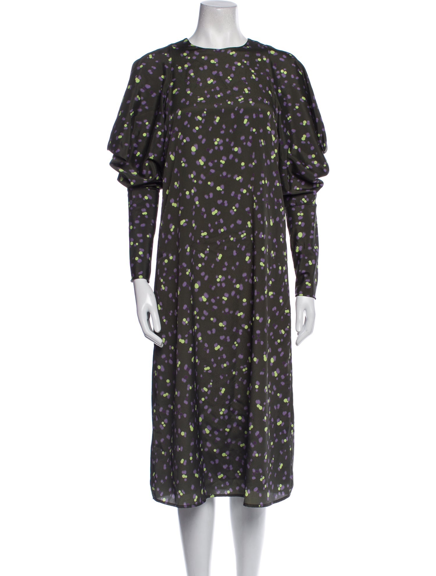 Ottod'Ame Floral Print Midi Length Dress w/ Tags