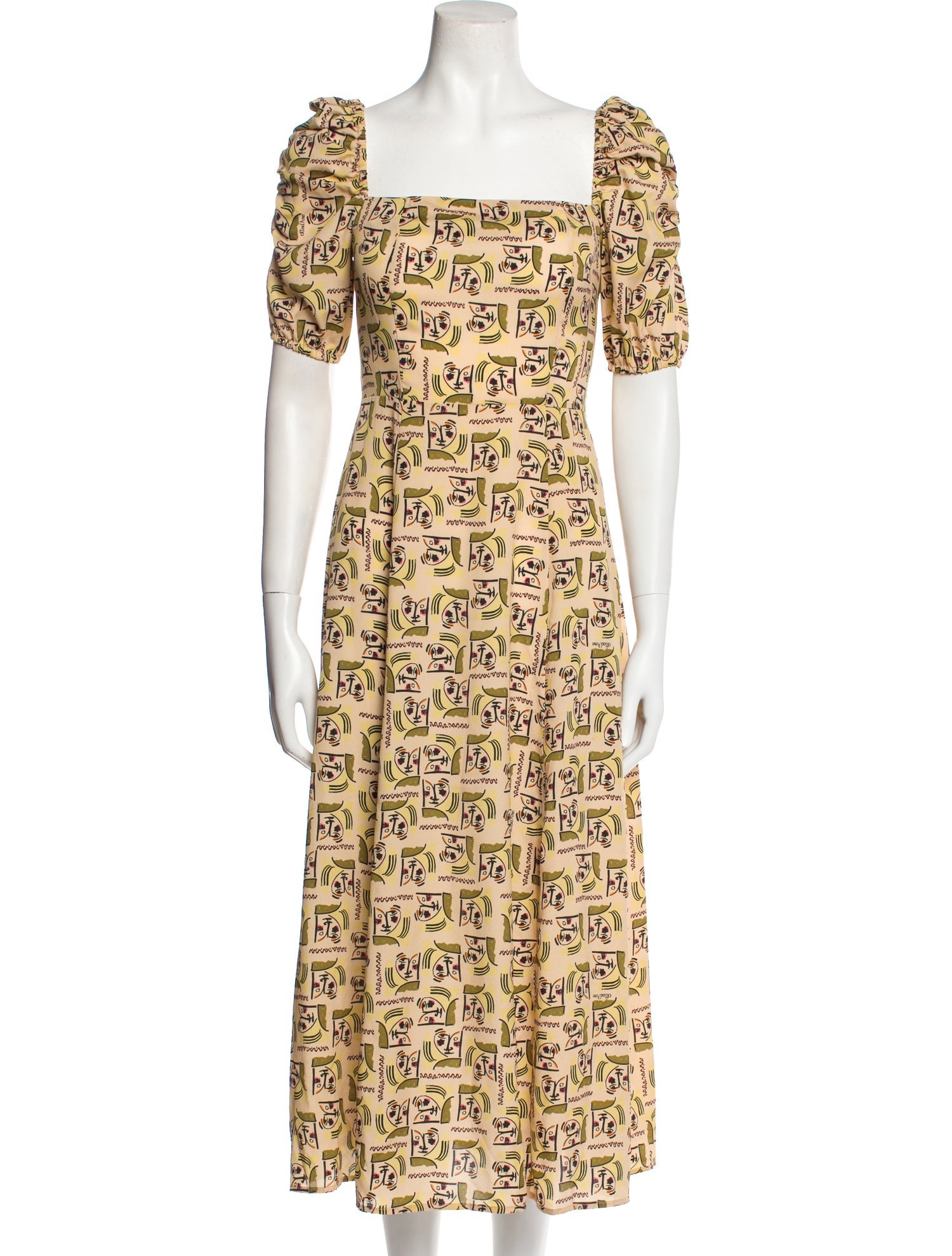Ottod'Ame Printed Midi Length Dress
