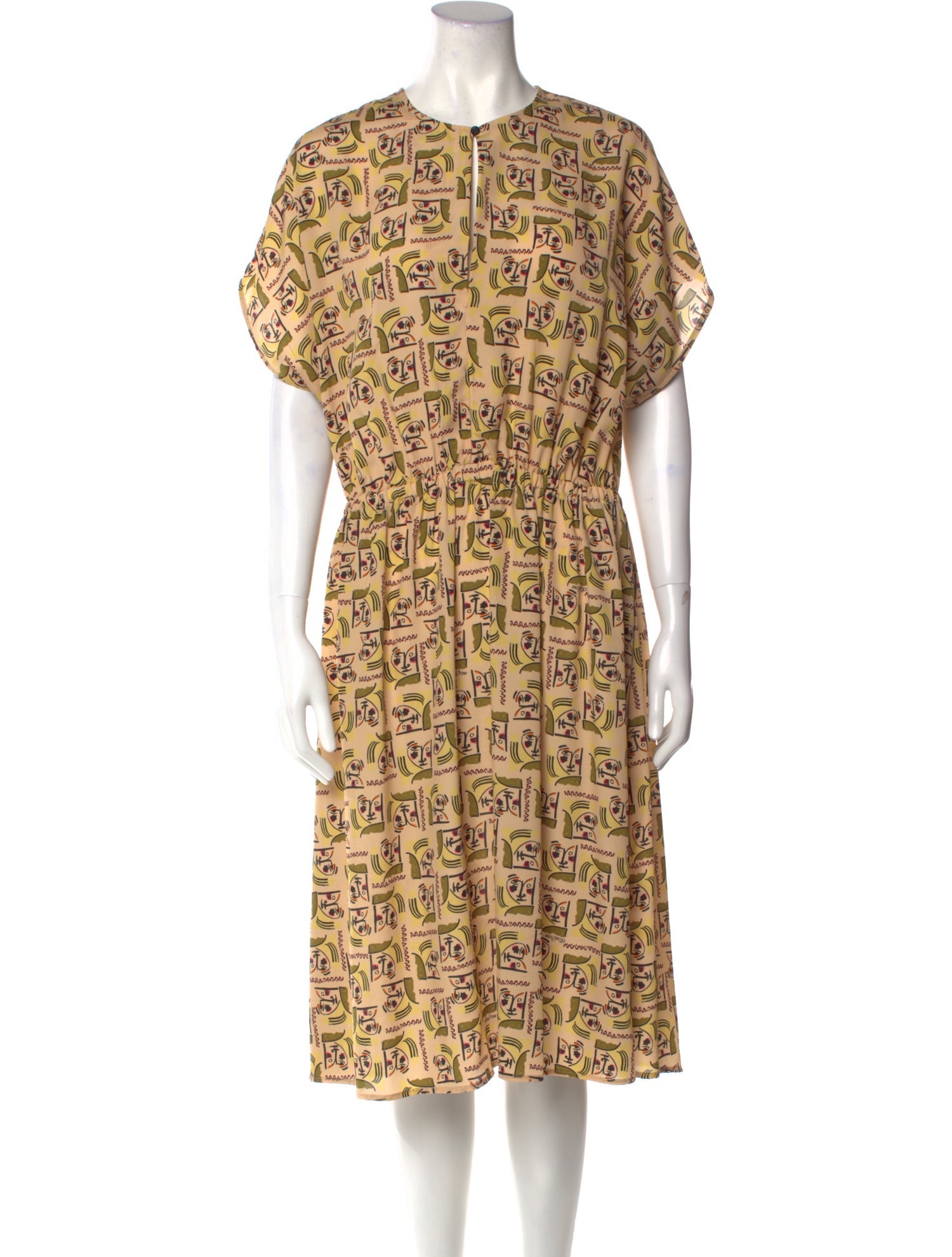 Ottod'Ame Printed Knee-Length Dress w/ Tags