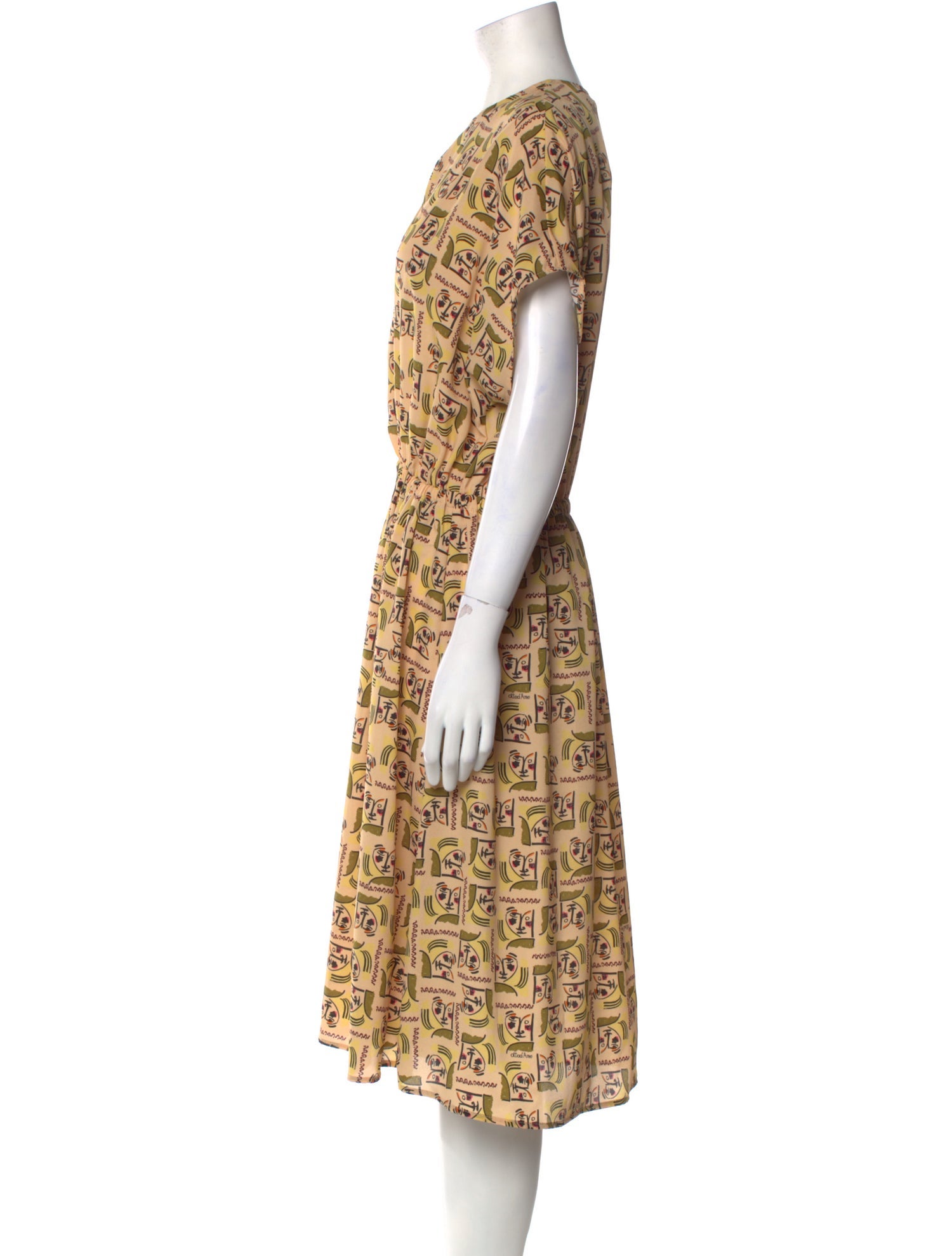 Ottod'Ame Printed Knee-Length Dress w/ Tags