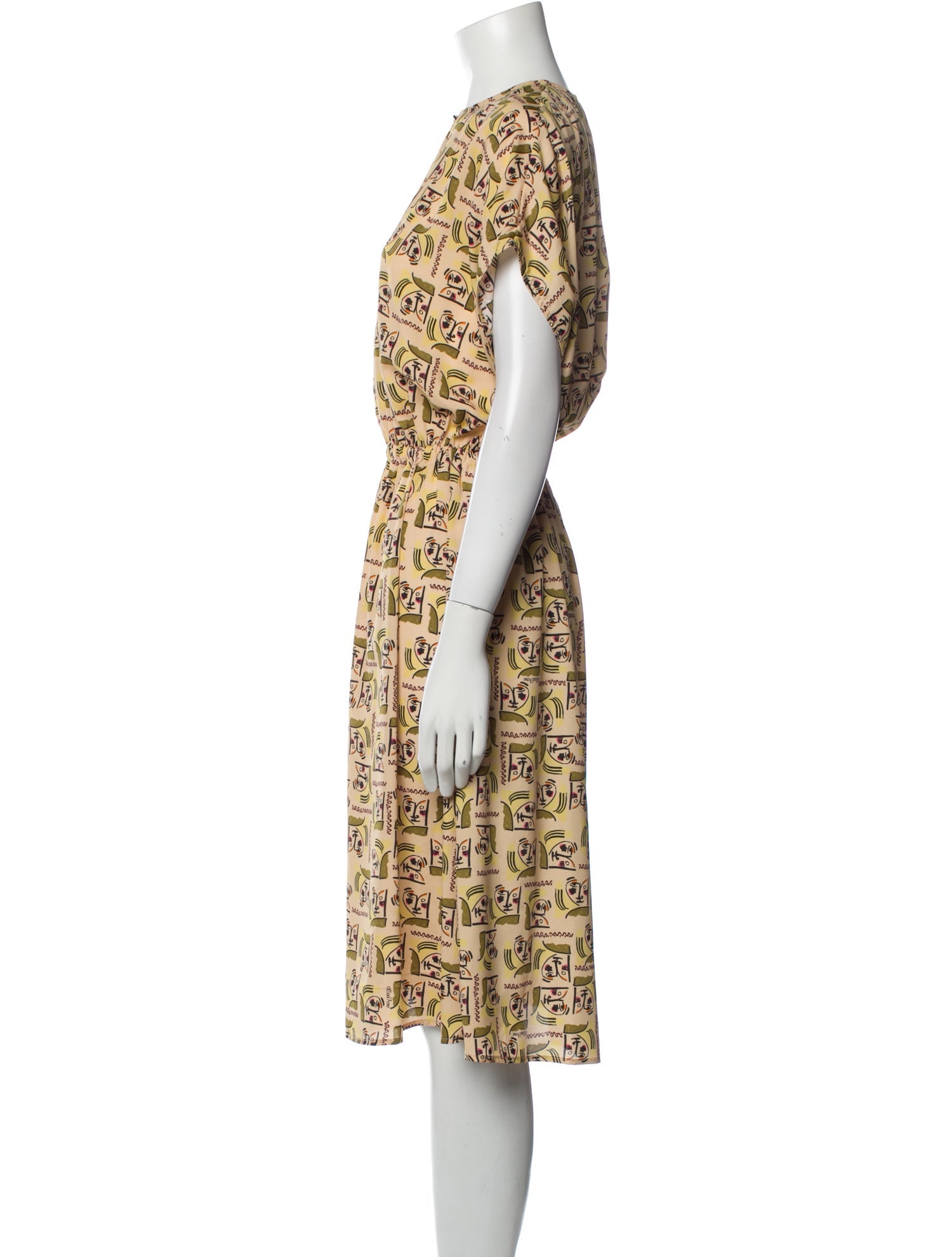 Ottod'Ame Printed Midi Length Dress