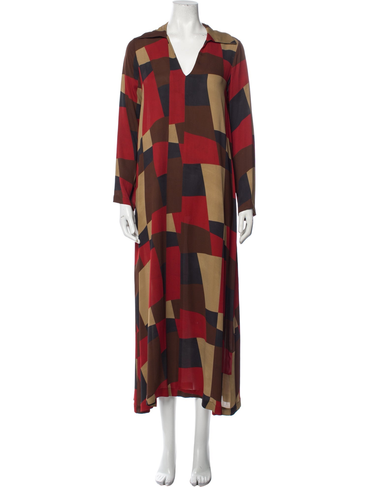 Ottod'Ame Printed Long Dress w/ Tags