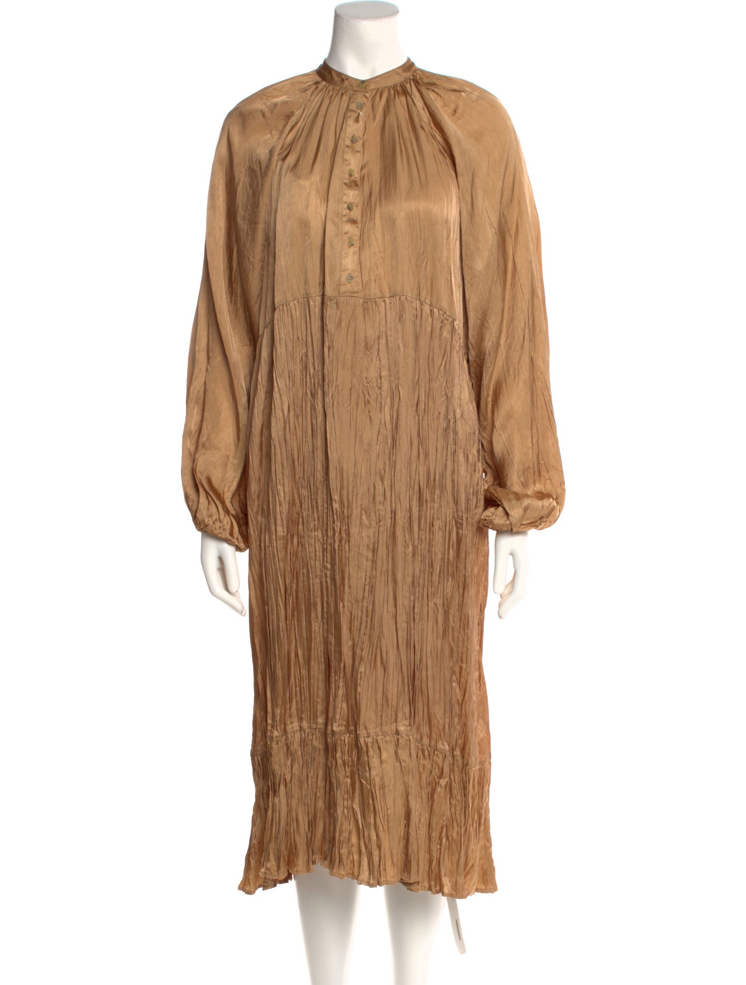 Ottod'Ame Mock Neck Long Dress