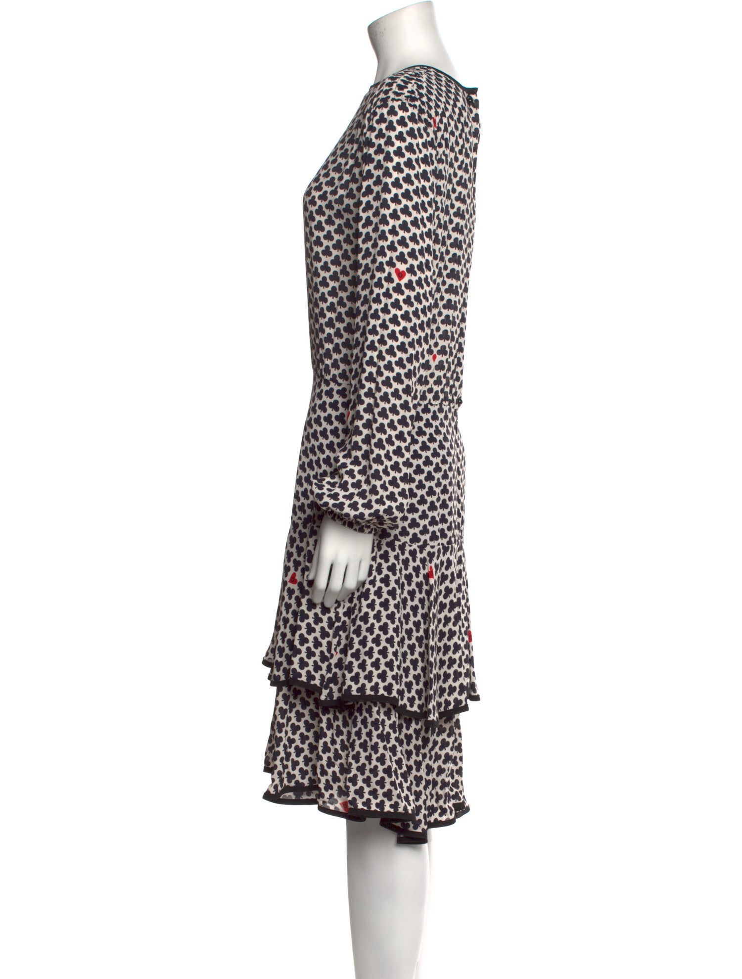 Ottod'Ame Polka Dot Print Midi Length Dress w/ Tags