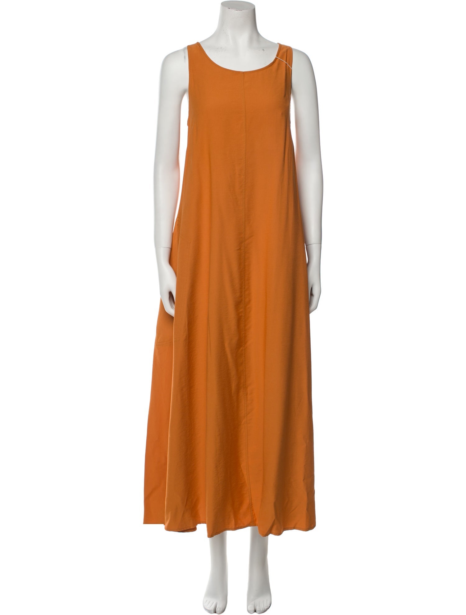 Ottod'Ame Scoop Neck Long Dress