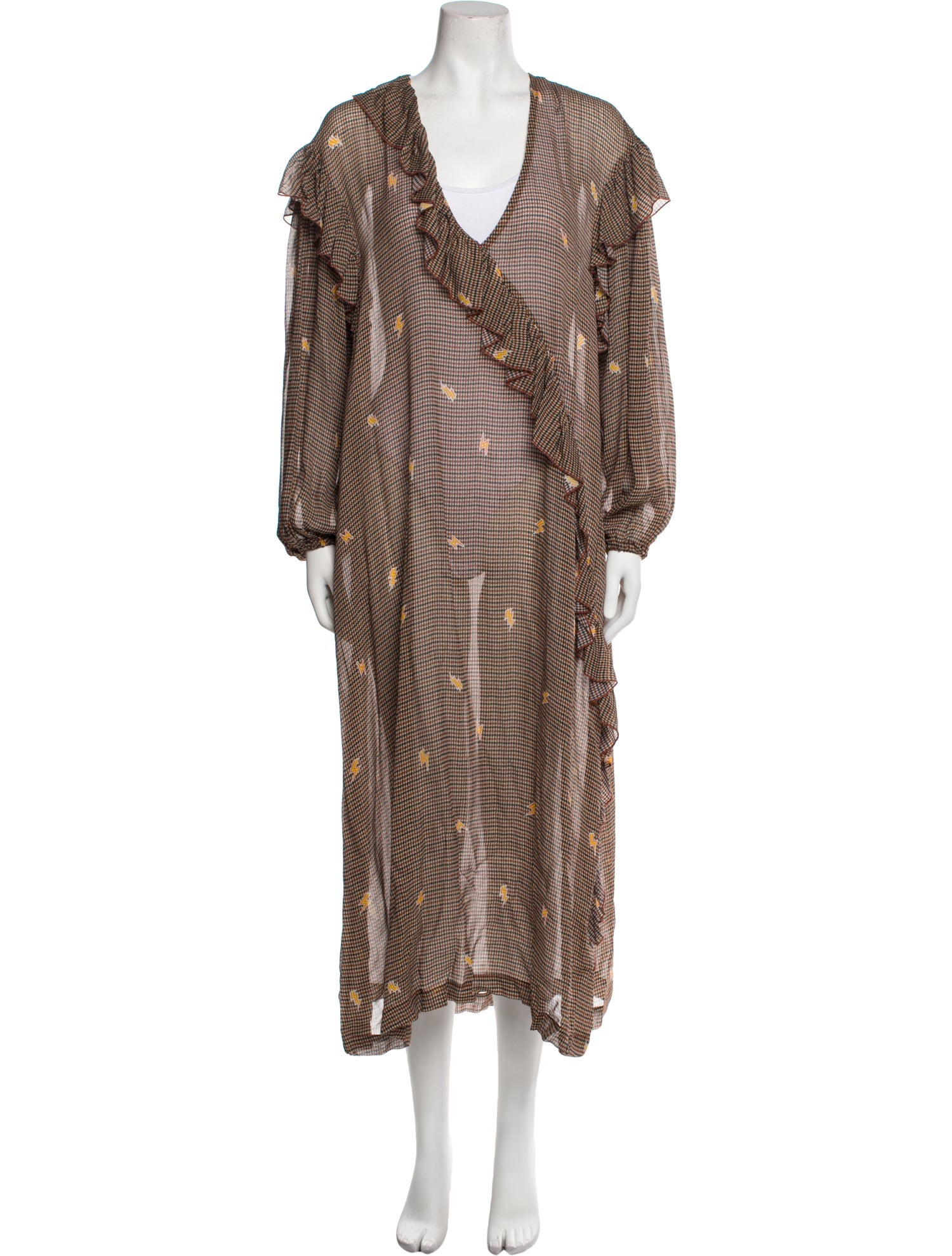 Ottod'Ame Printed Long Dress