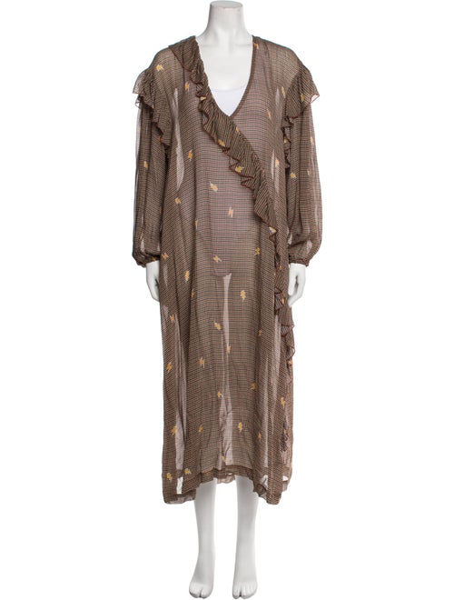 Ottod'Ame Printed Long Dress