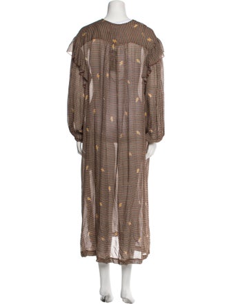 Ottod'Ame Printed Long Dress