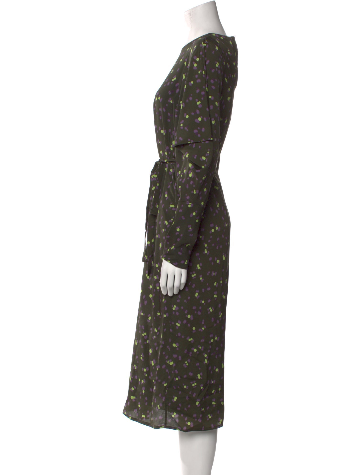 Ottod'Ame Printed Midi Length Dress