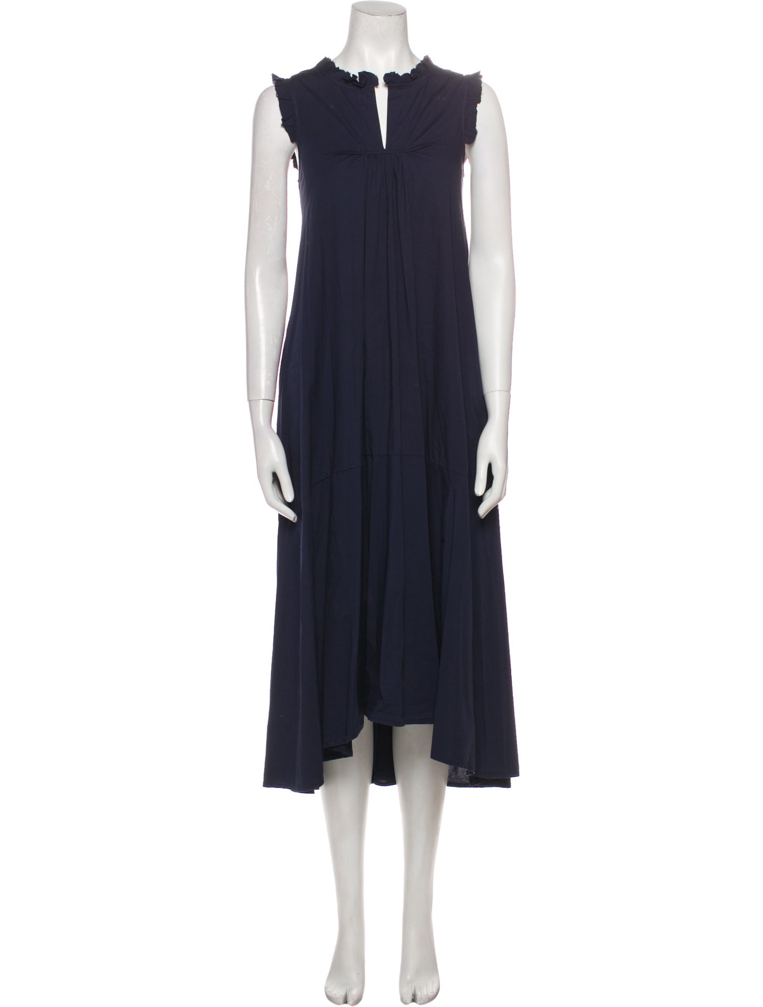 Ottod'Ame Crew Neck Long Dress