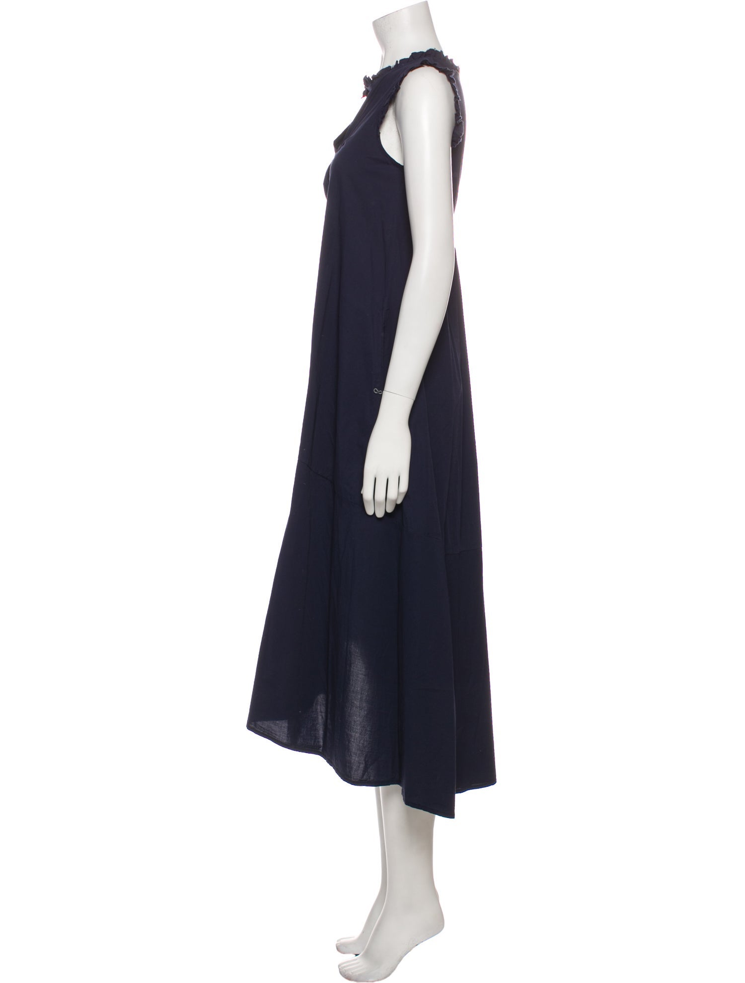 Ottod'Ame Crew Neck Long Dress