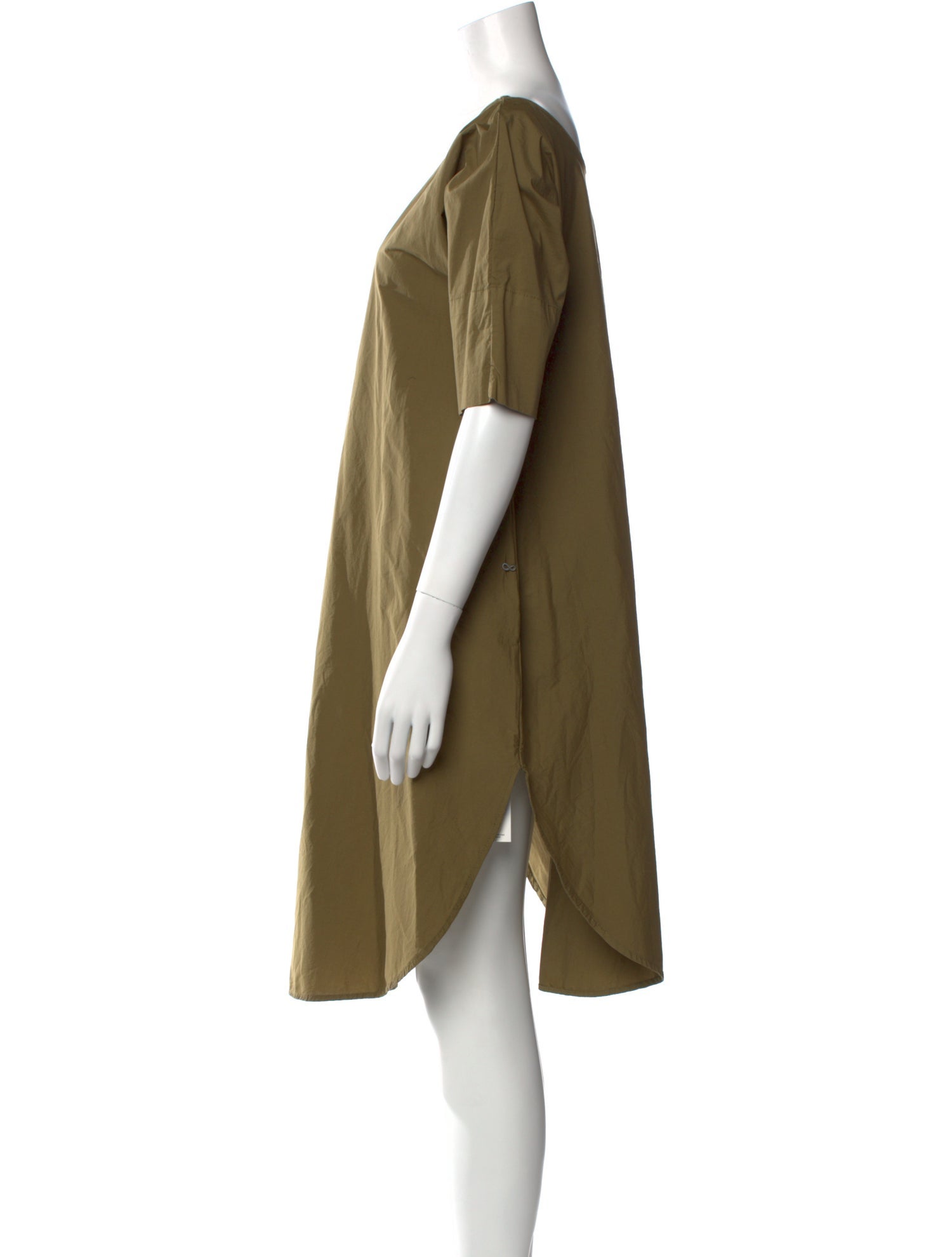 Ottod'Ame V-Neck Knee-Length Dress