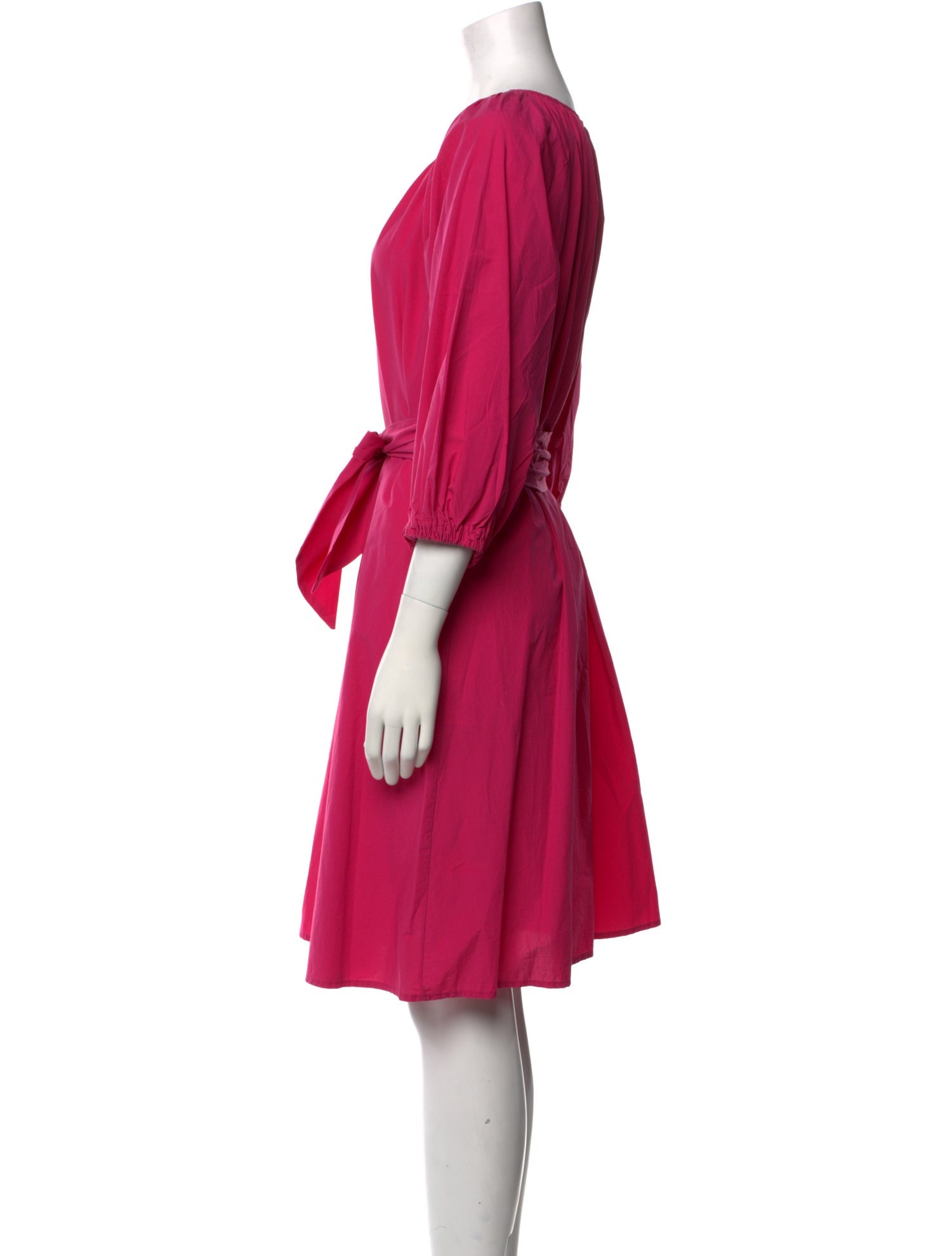 Ottod'Ame Scoop Neck Mini Dress