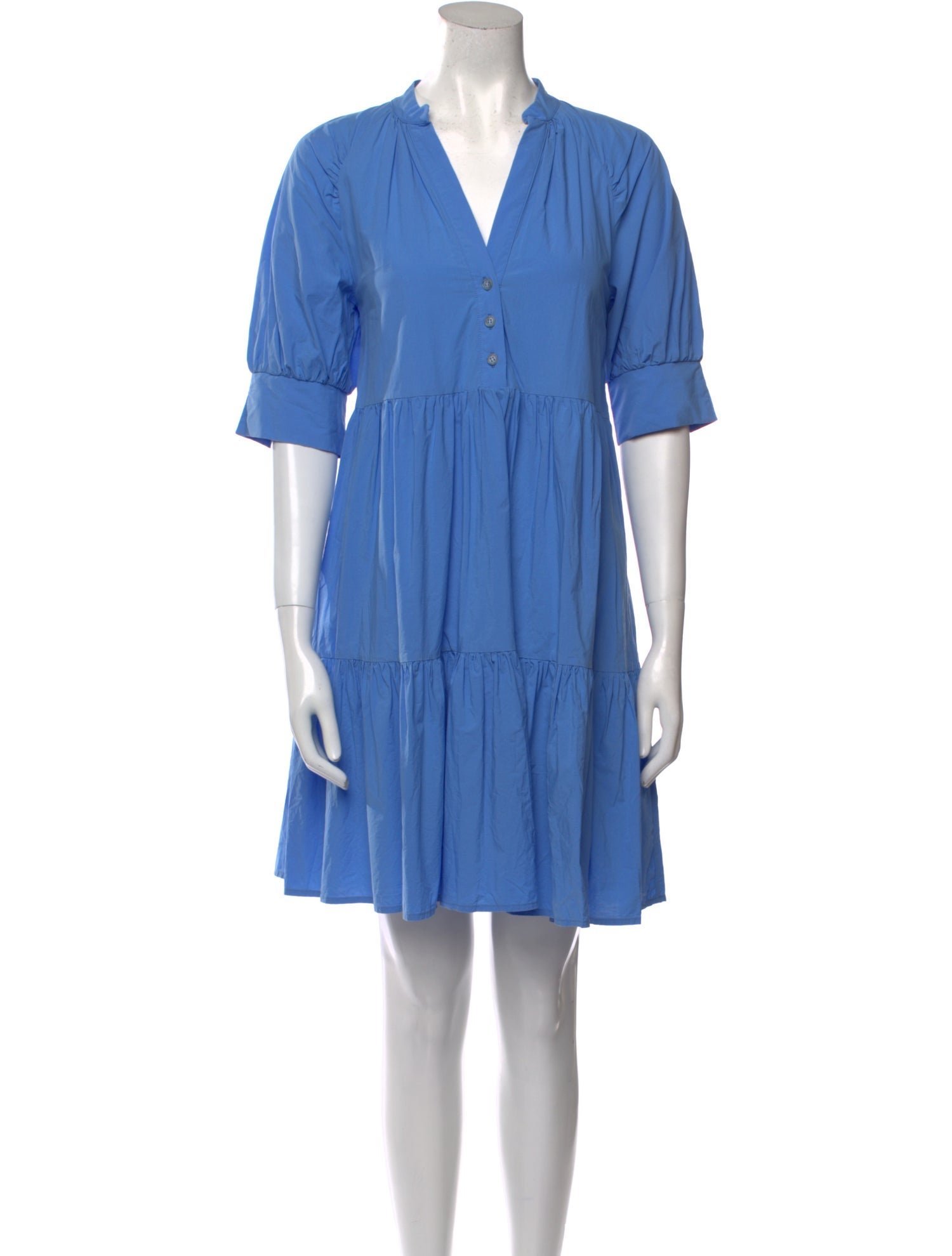 Ottod'Ame V-Neck Mini Dress