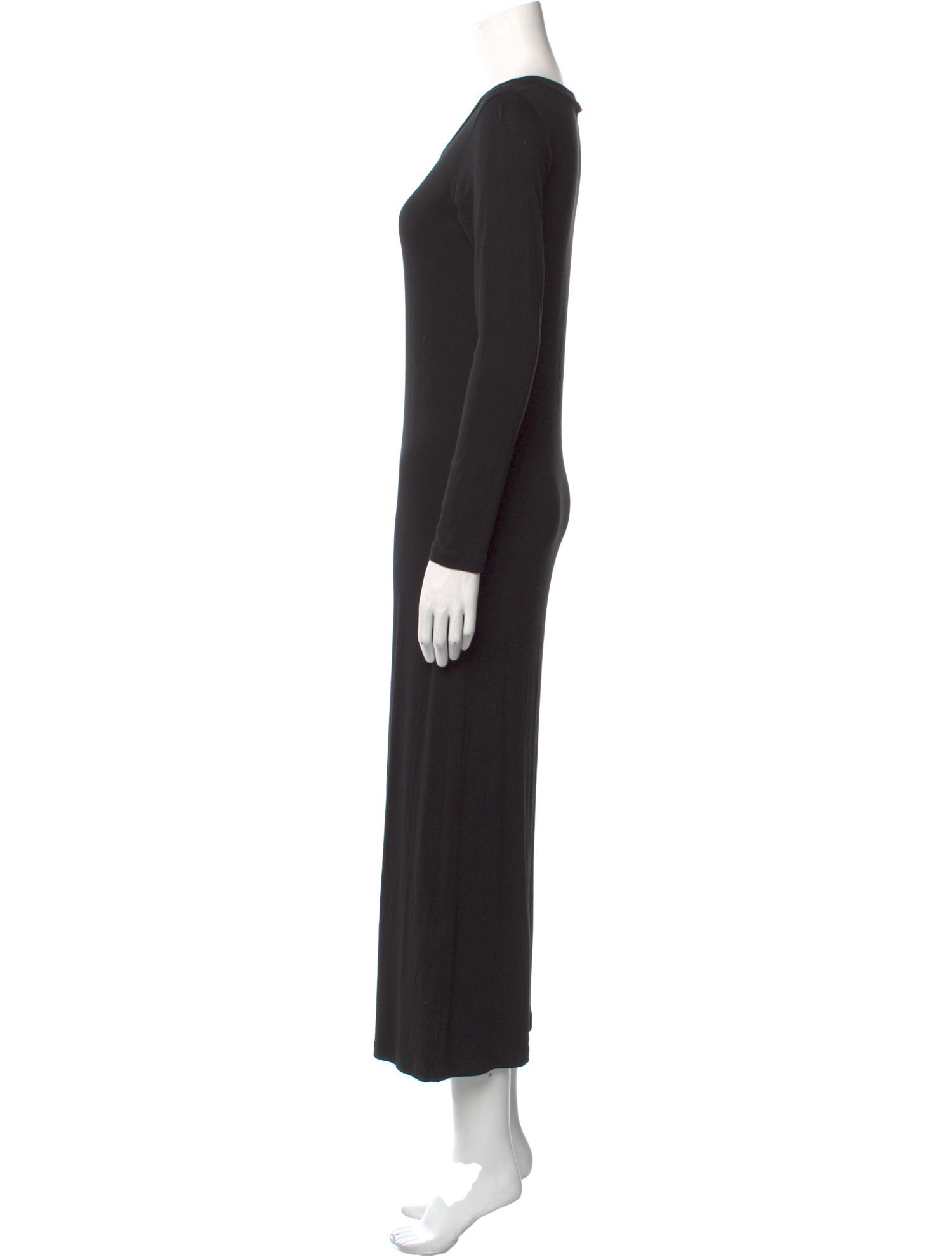 Ottod'Ame Scoop Neck Long Dress