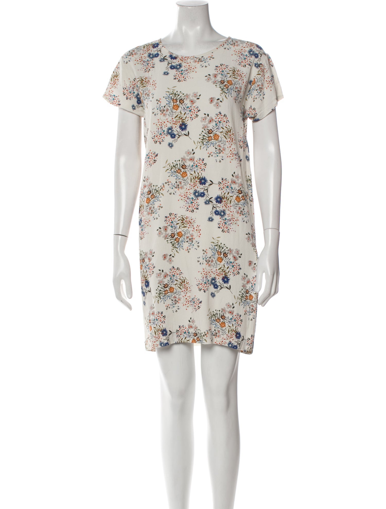 Ottod'Ame Floral Print Mini Dress