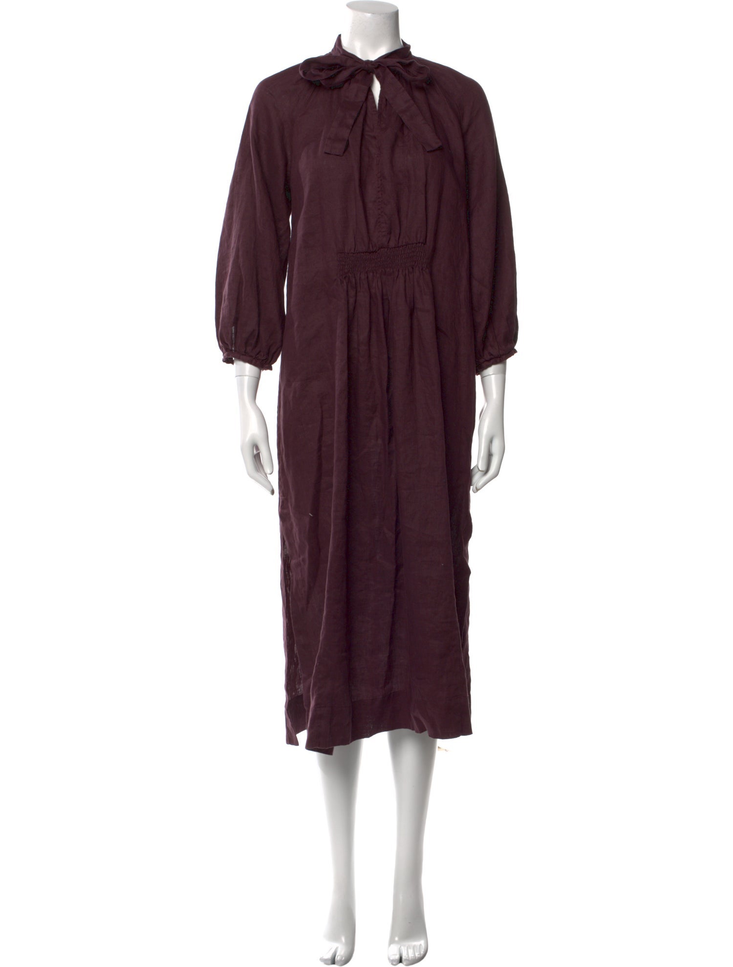Ottod'Ame Linen Midi Length Dress