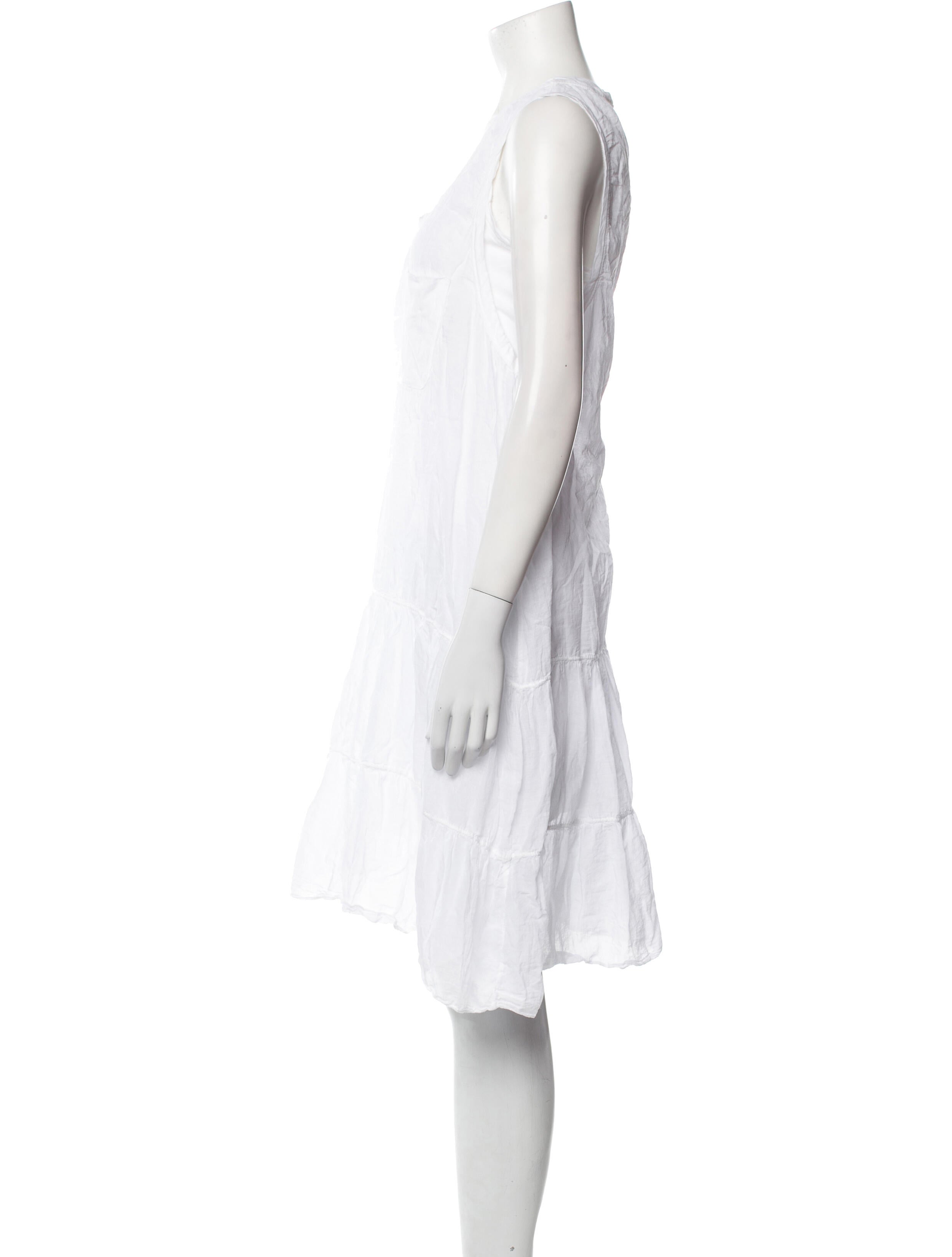 Ottod'Ame Scoop Neck Knee-Length Dress