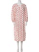 Ottod'Ame Polka Dot Print Long Dress