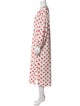 Ottod'Ame Polka Dot Print Long Dress