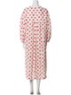 Ottod'Ame Polka Dot Print Long Dress