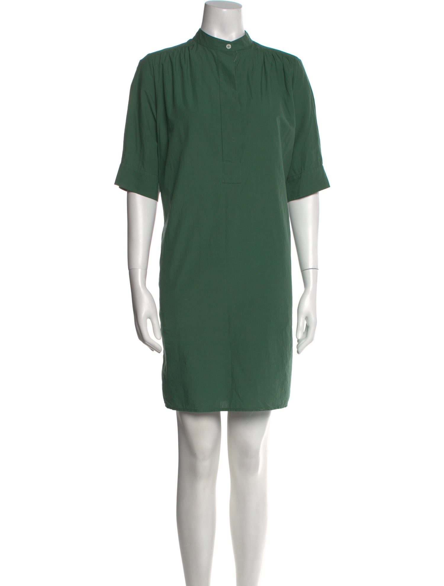 Ottod'Ame Mock Neck Mini Dress