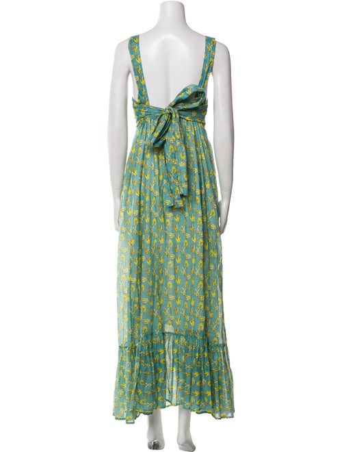 Ottod'Ame Floral Print Long Dress