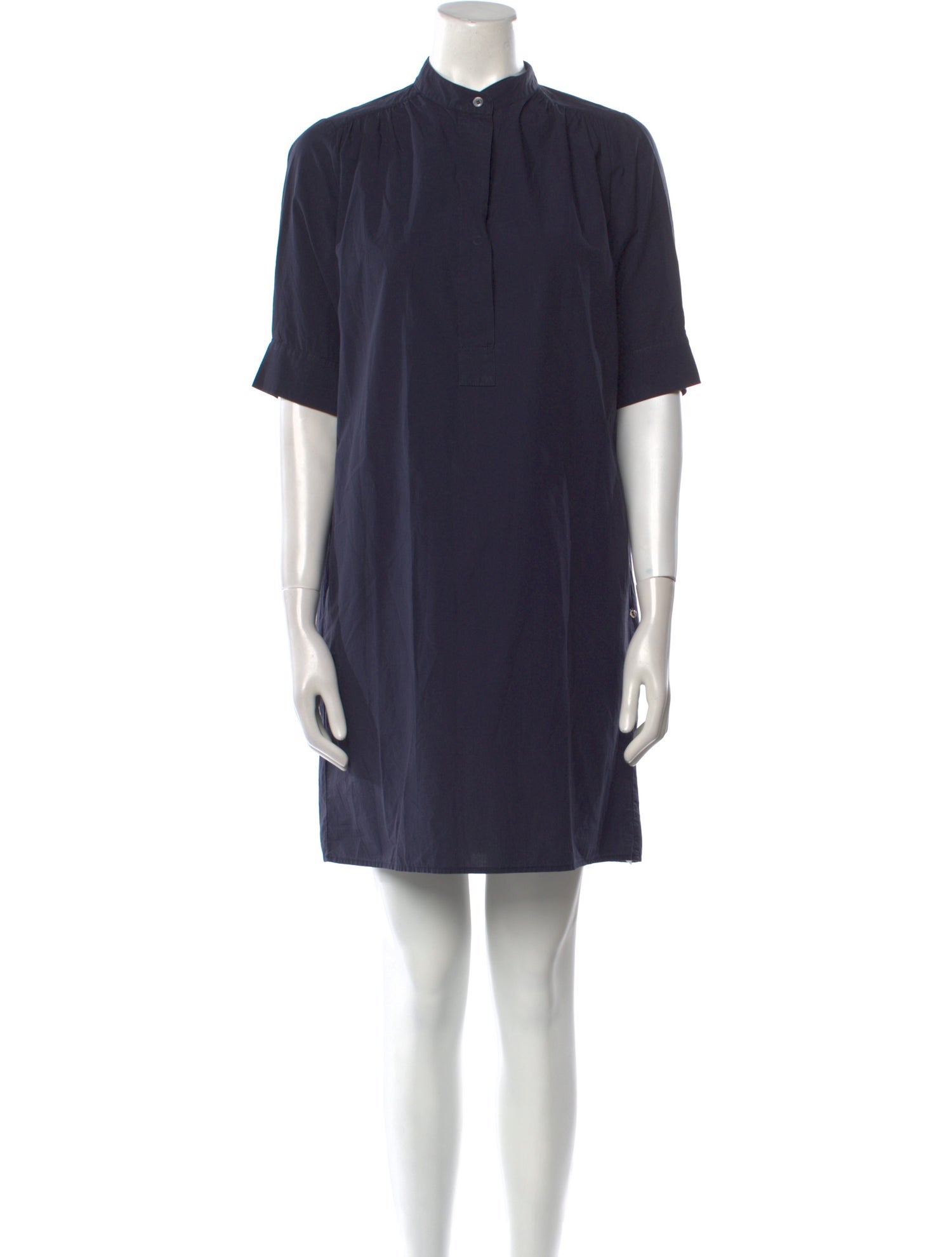 Ottod'Ame Mock Neck Mini Dress