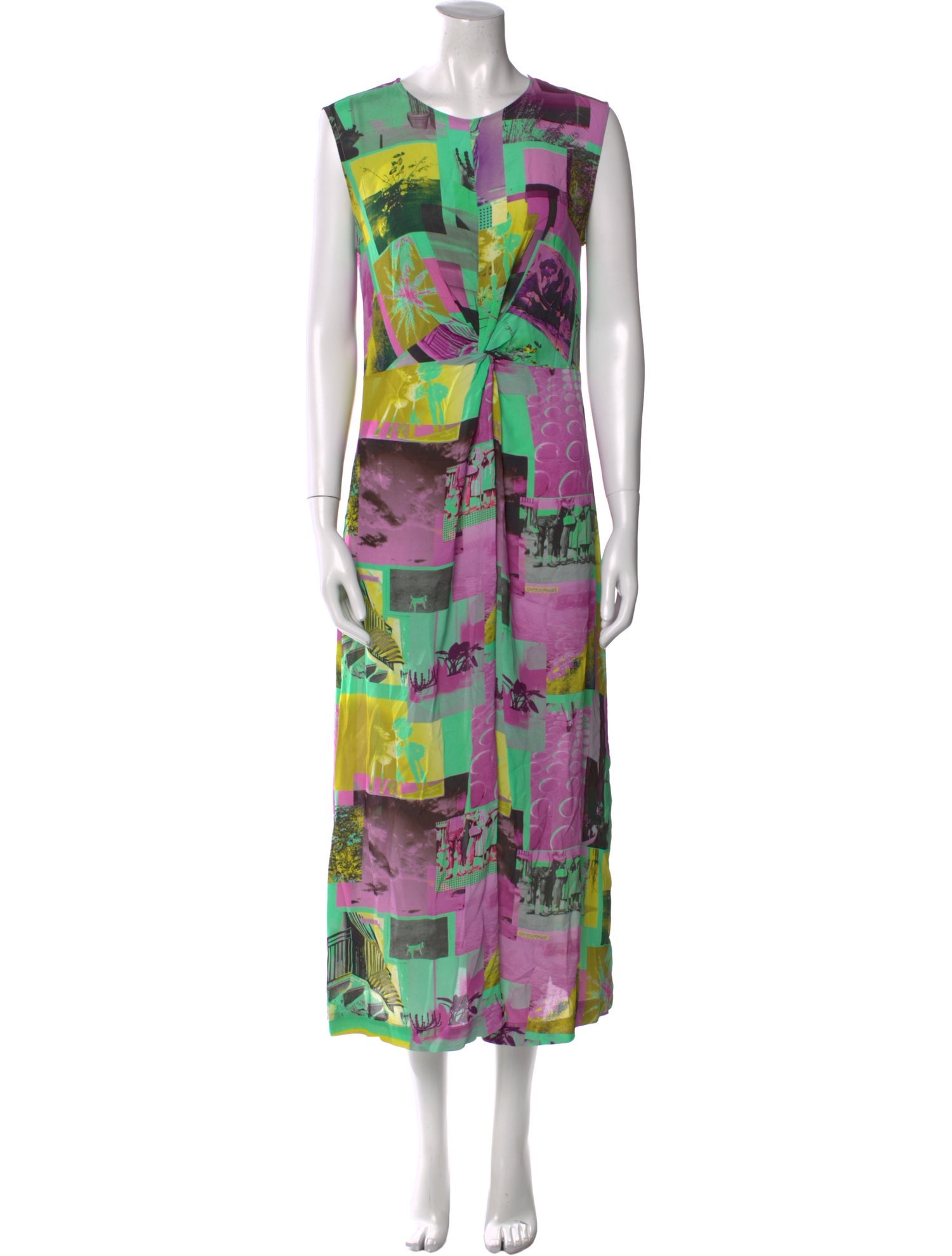 Ottod'Ame Printed Long Dress