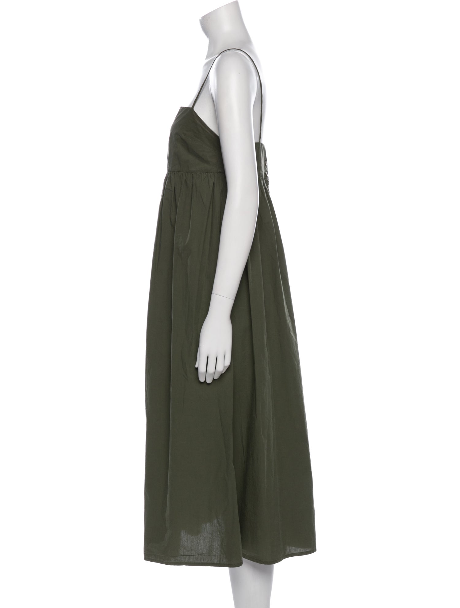 Ottod'Ame Square Neckline Midi Length Dress