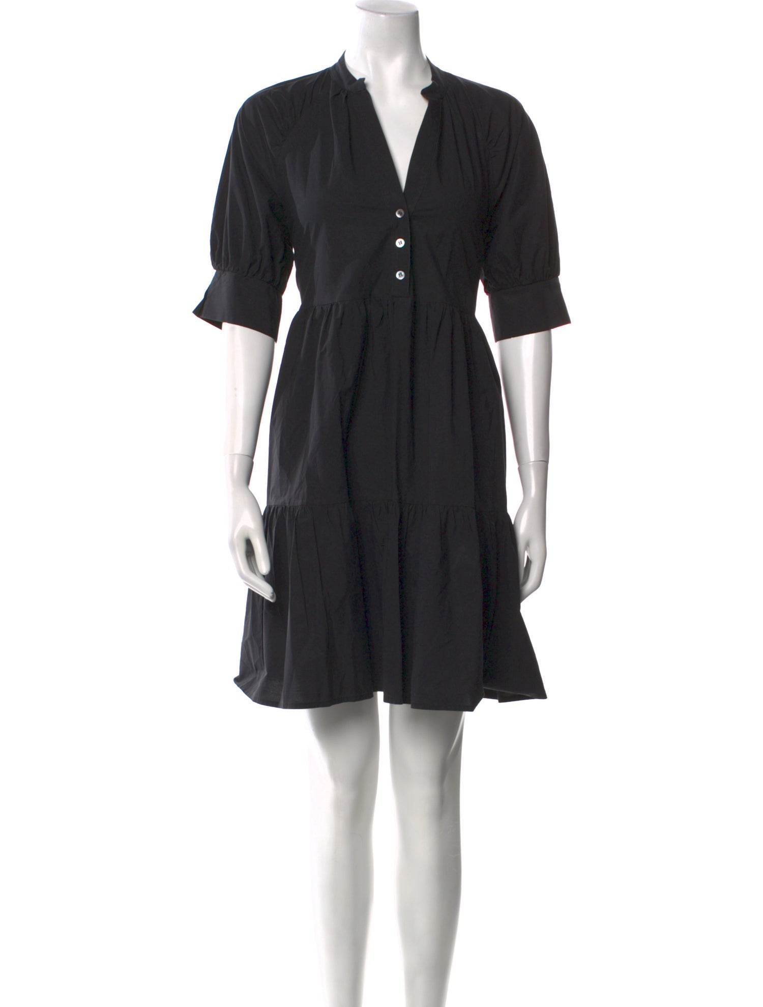 Ottod'Ame V-Neck Mini Dress