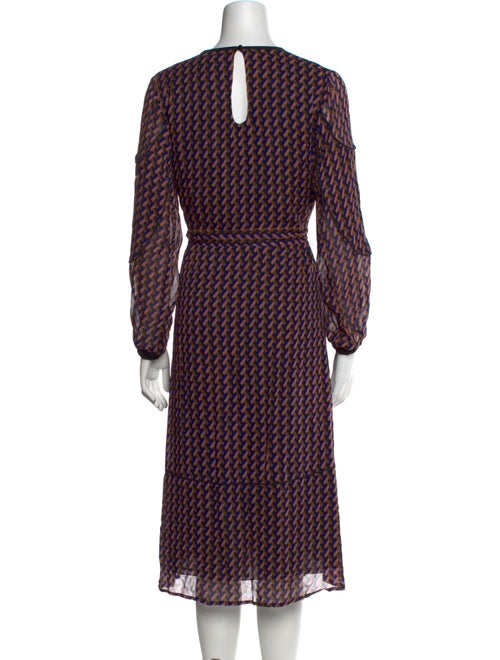 Ottod'Ame Polka Dot Print Knee-Length Dress