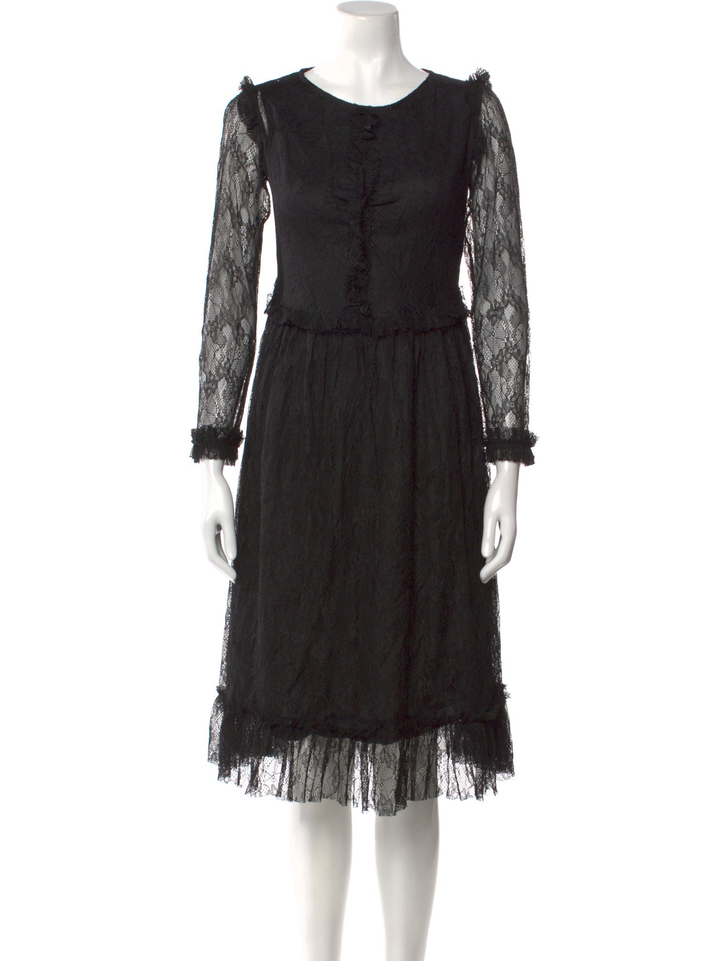 Ottod'Ame Lace Knee-Length Dress